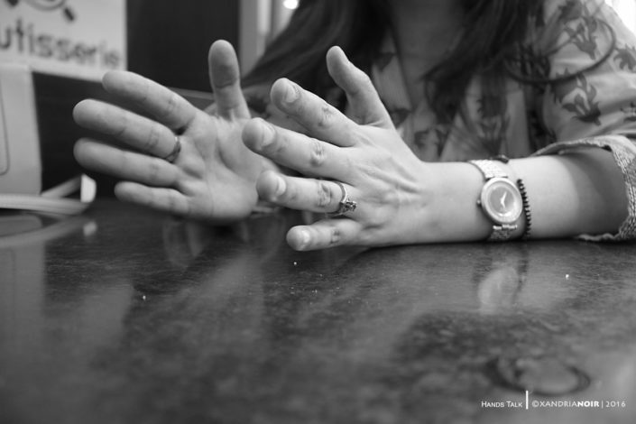 HANDS-TALK-3-BLACK & WHITE-COLOR-PHOTOGRAPHY-XANDRIA-NOIR